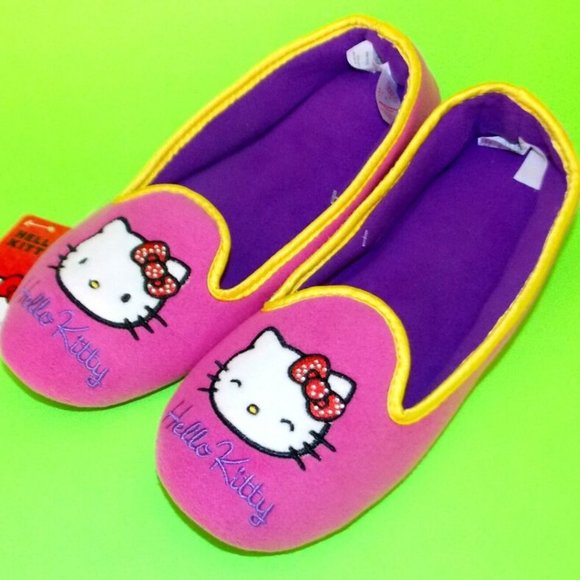 Sanrio Hello Kitty women's cozy fleece Slippers 5/6, Pink - Picture 5 of 6